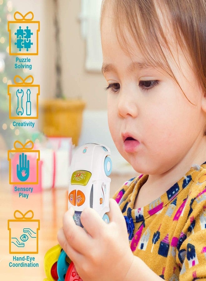 TEMSON Baby Musical Light up Toy Piano Car with Key Rattle Toy for Kids - Image 2